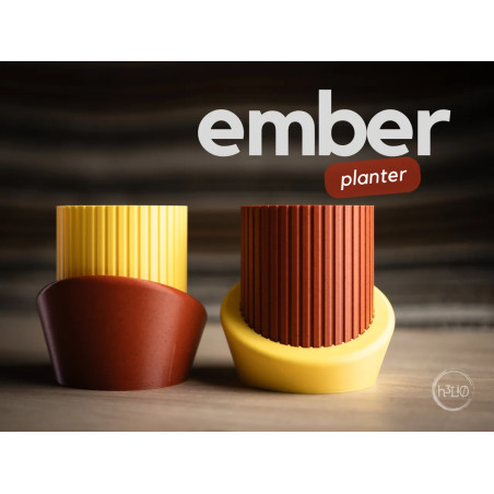 Ember Planter with Drainage Plate