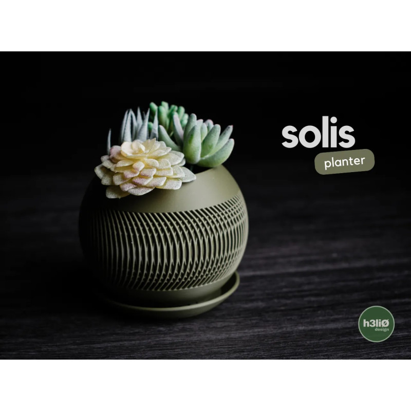 Solis Planter with Drainage Plate