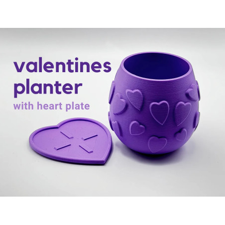 Valentines Planter with Drainage Plate