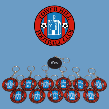 Tower Hill FC Crest 3D Printed Keyring
